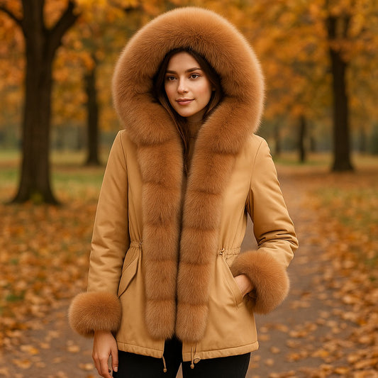 GIACCA INVERNALE CON PELLICCIOTTO – ELEGANZA E CALORE